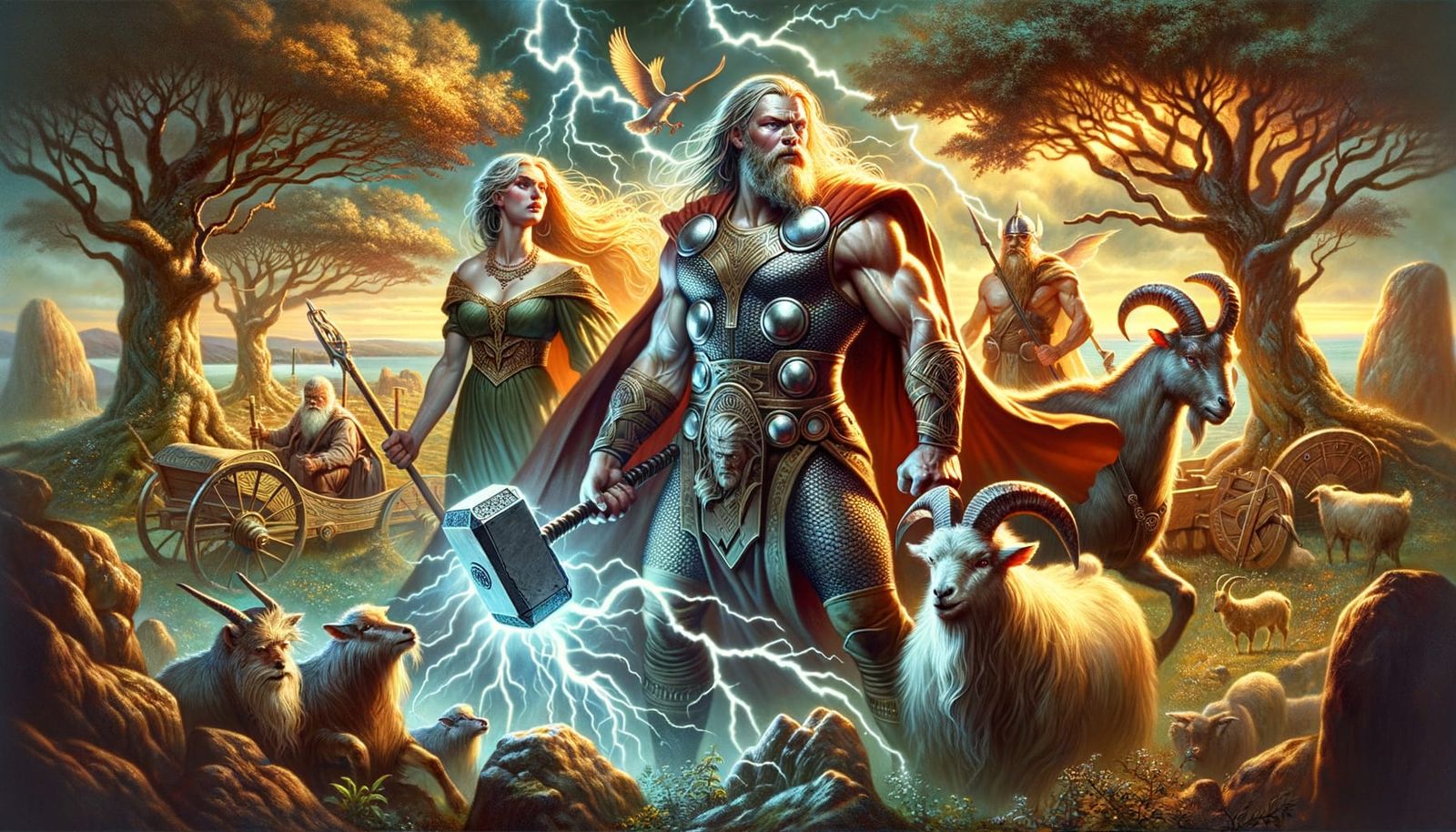 Tor and his wife Sif.