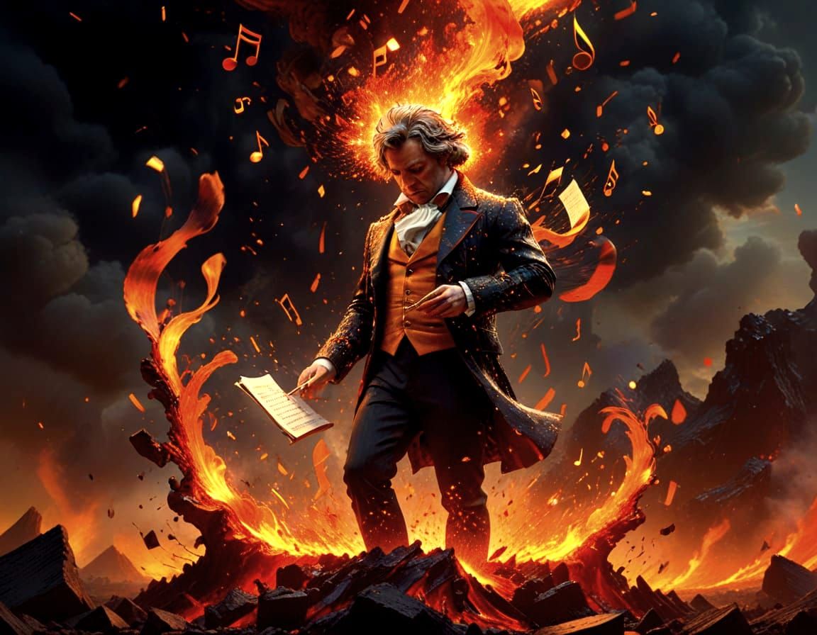Beethoven's Augmented Reality Mental State with Lava Notatio...