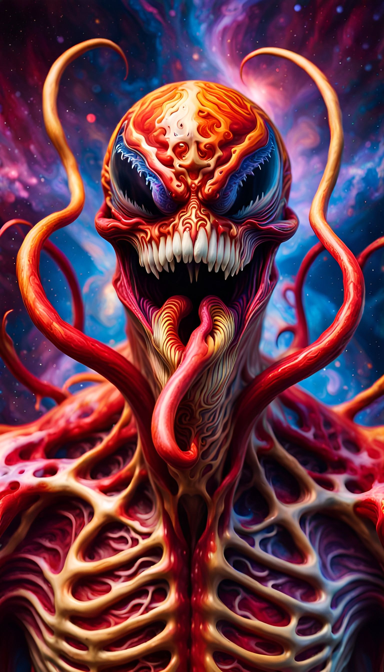 Psychedelic Carnage and Venom in Galaxy