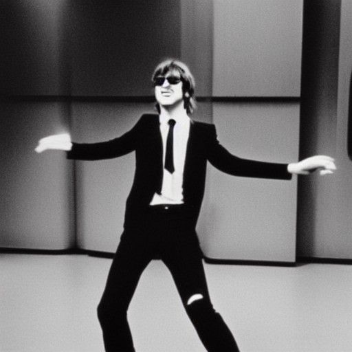 John Lennon's Silly Walk: An AI Recreation