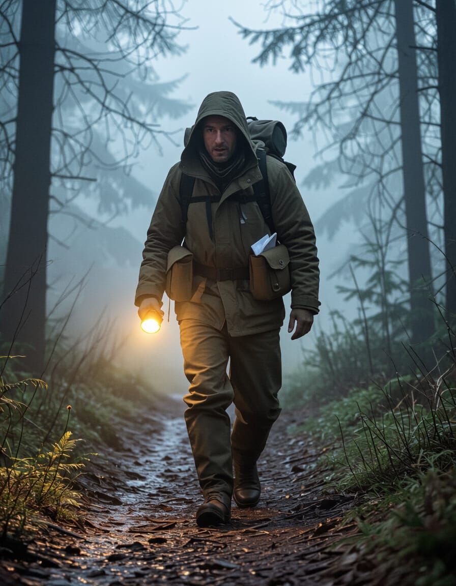 A Scientist's Frightening Night Hike in Dark Forest