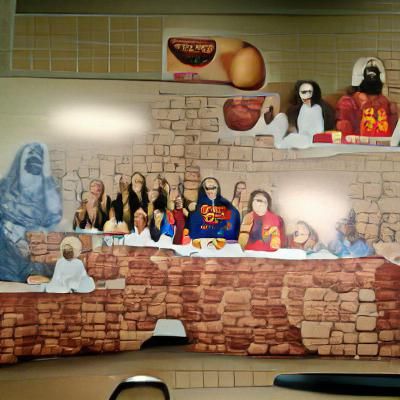 Modern Last Supper in Renaissance Style