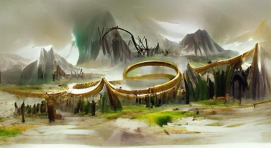 Elden Ring Inspired Landscape Concept Art