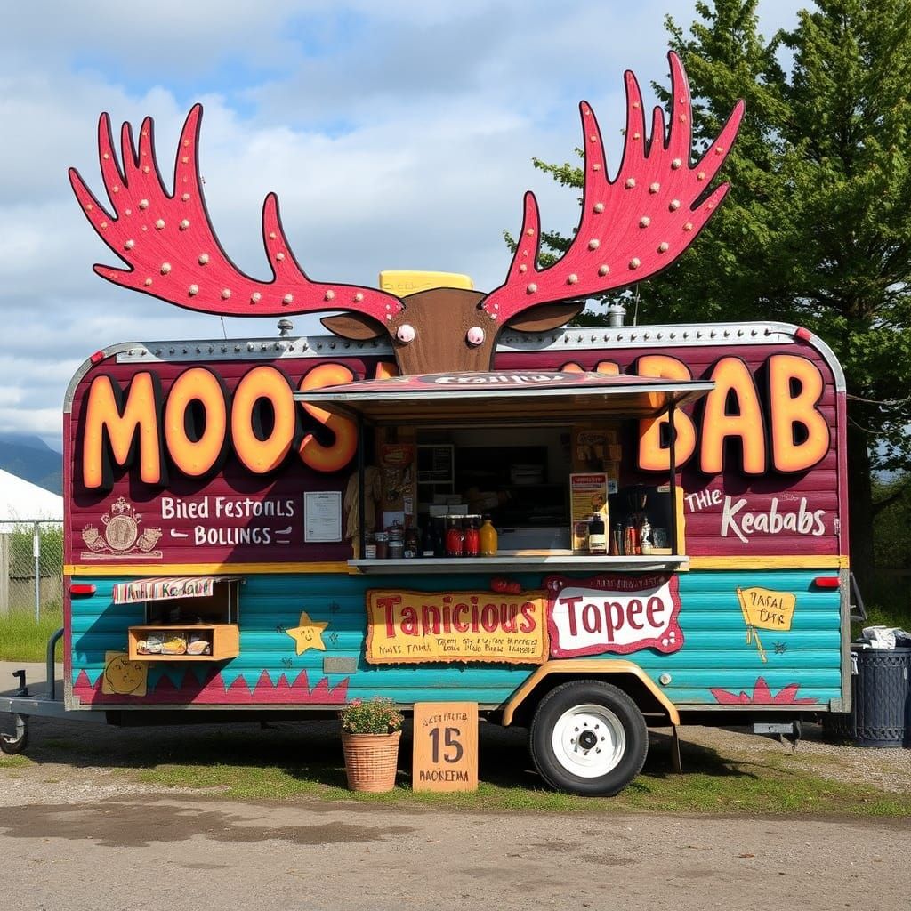 Moose kebabs ... It's actually a thing.