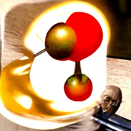 Atom Splitting Conceptual Illustration