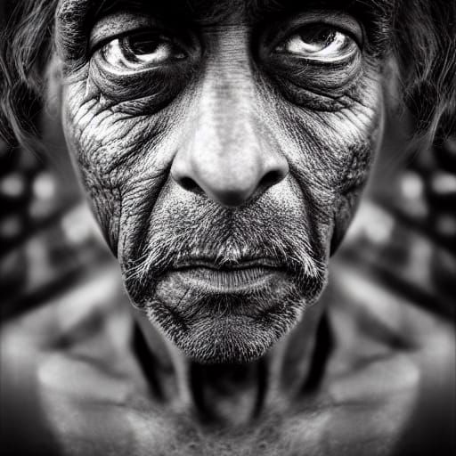 Dramatic Portrait in Street Photography Style