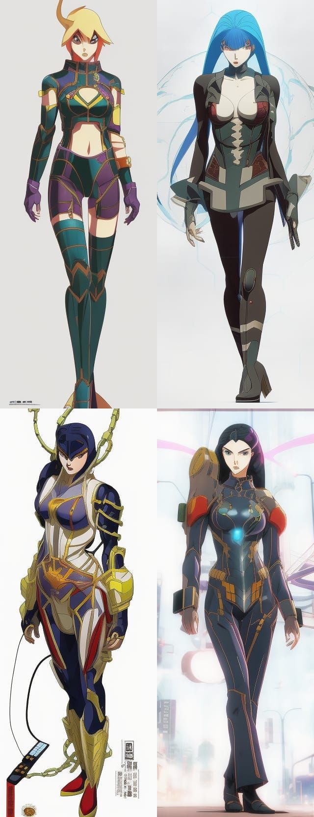 Zoey Stark as Tekken Supervillain: Cel-Shaded Concept Art