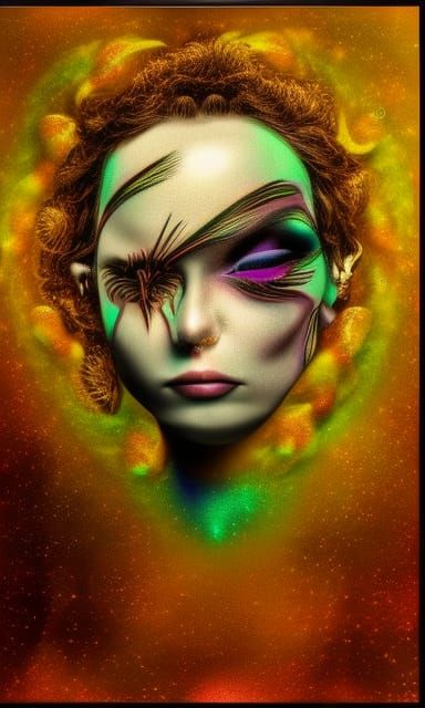 Post-Apocalyptic Psychedelic Horror Photograph in Violenceco...