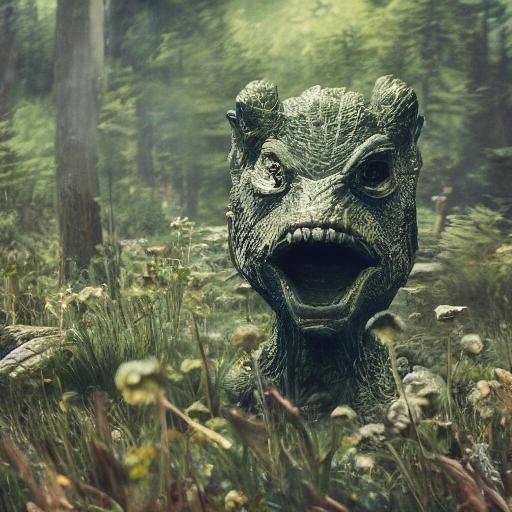 Cinematic Film Still of Snot Baggins