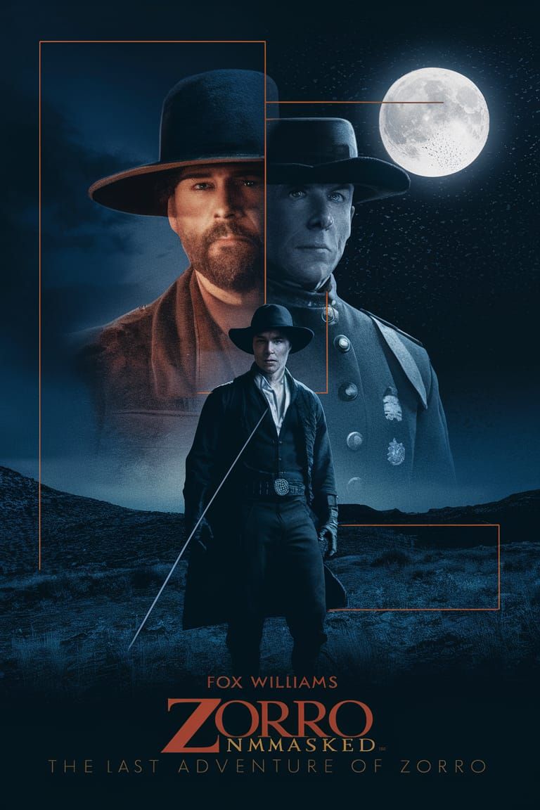 Zorro Unmasked: Movie Poster in Constructivist Style