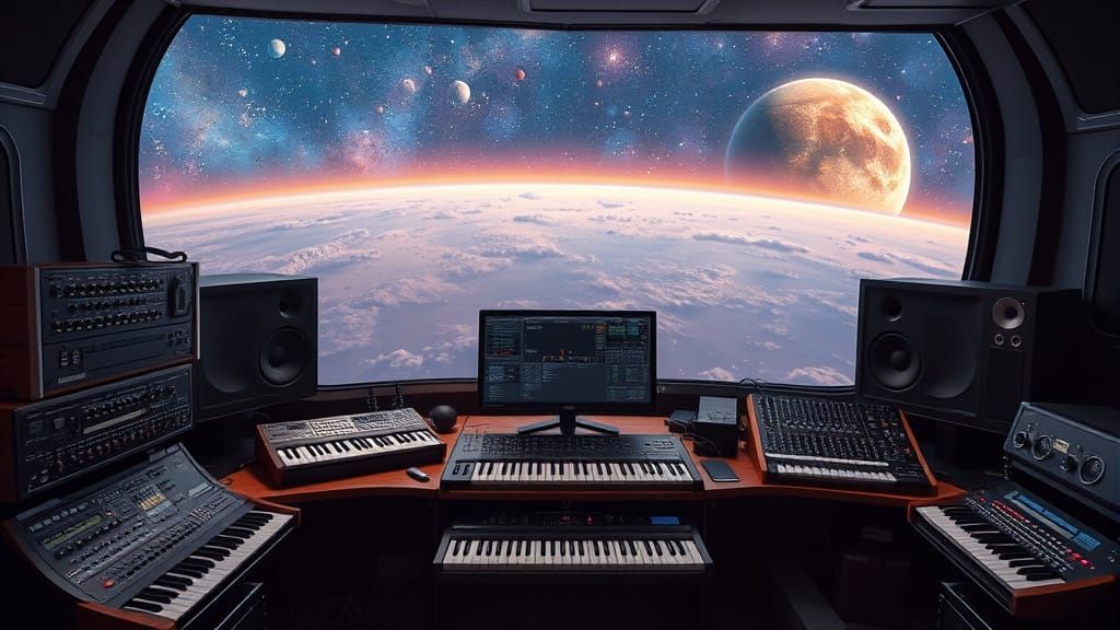 Synth Legends in Cosmic Orbit