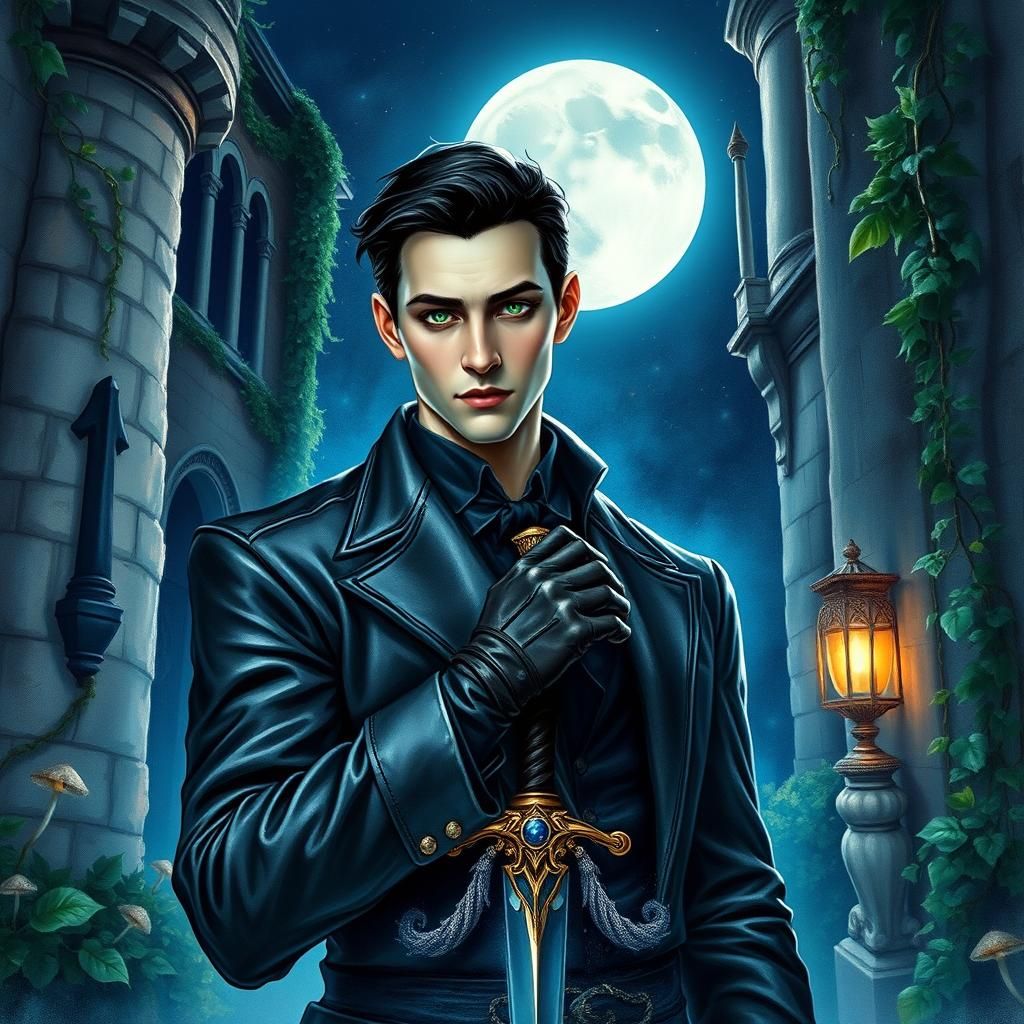 Drow in Renaissance Italy, Watercolour Art