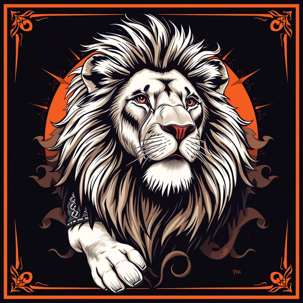 Majestic Lion Portrait