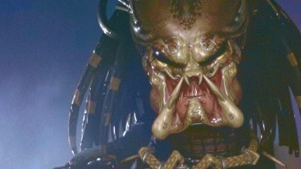 Predator Creature in a Sci-Fi Landscape