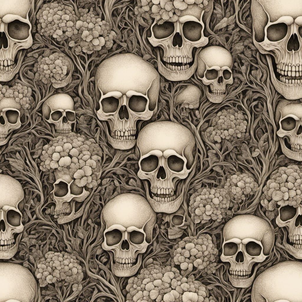 Distressed Message in Pyrography Style