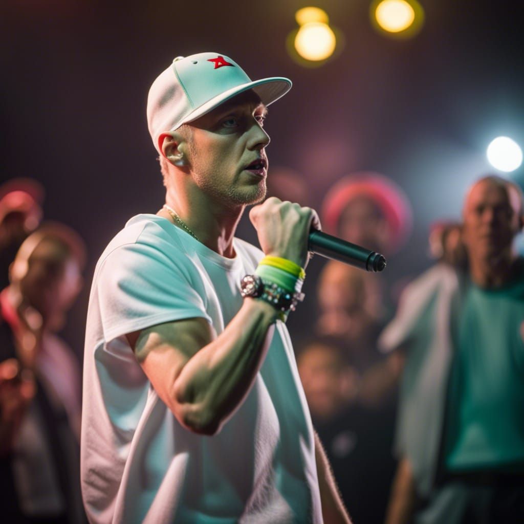 Eminem vs Krusty: Epic Rap Battle Photography