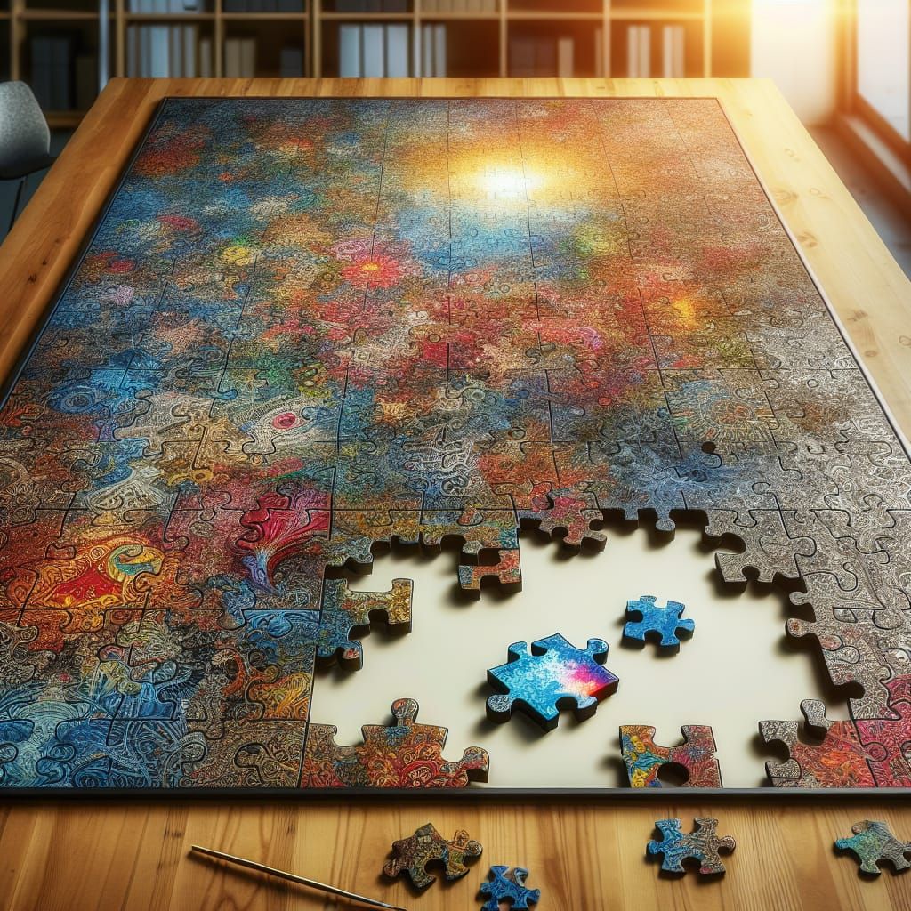 Completing the Jigsaw Puzzle: A Vivid Splash of Color
