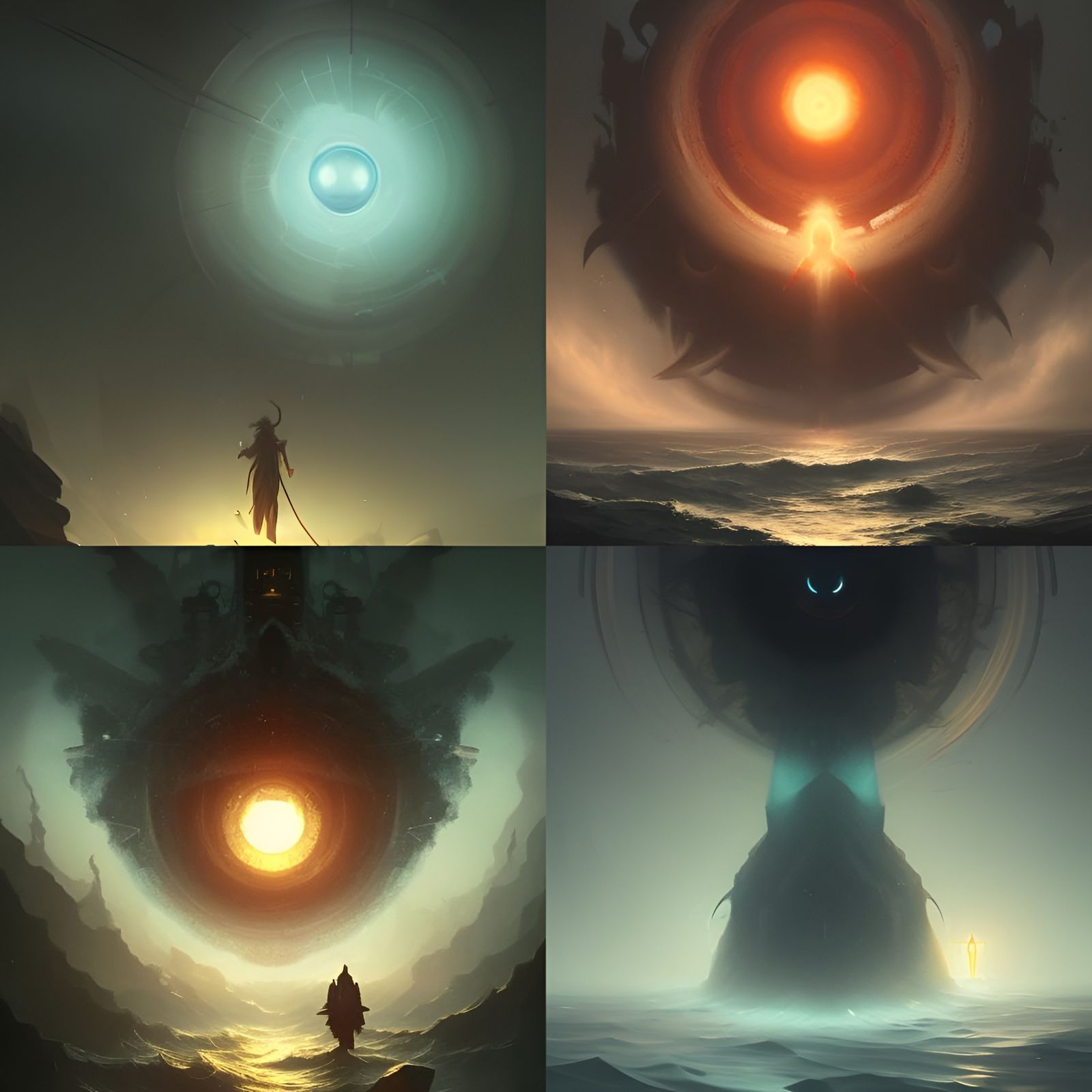 Eye of Enlightenment Floating on Sunless Sea