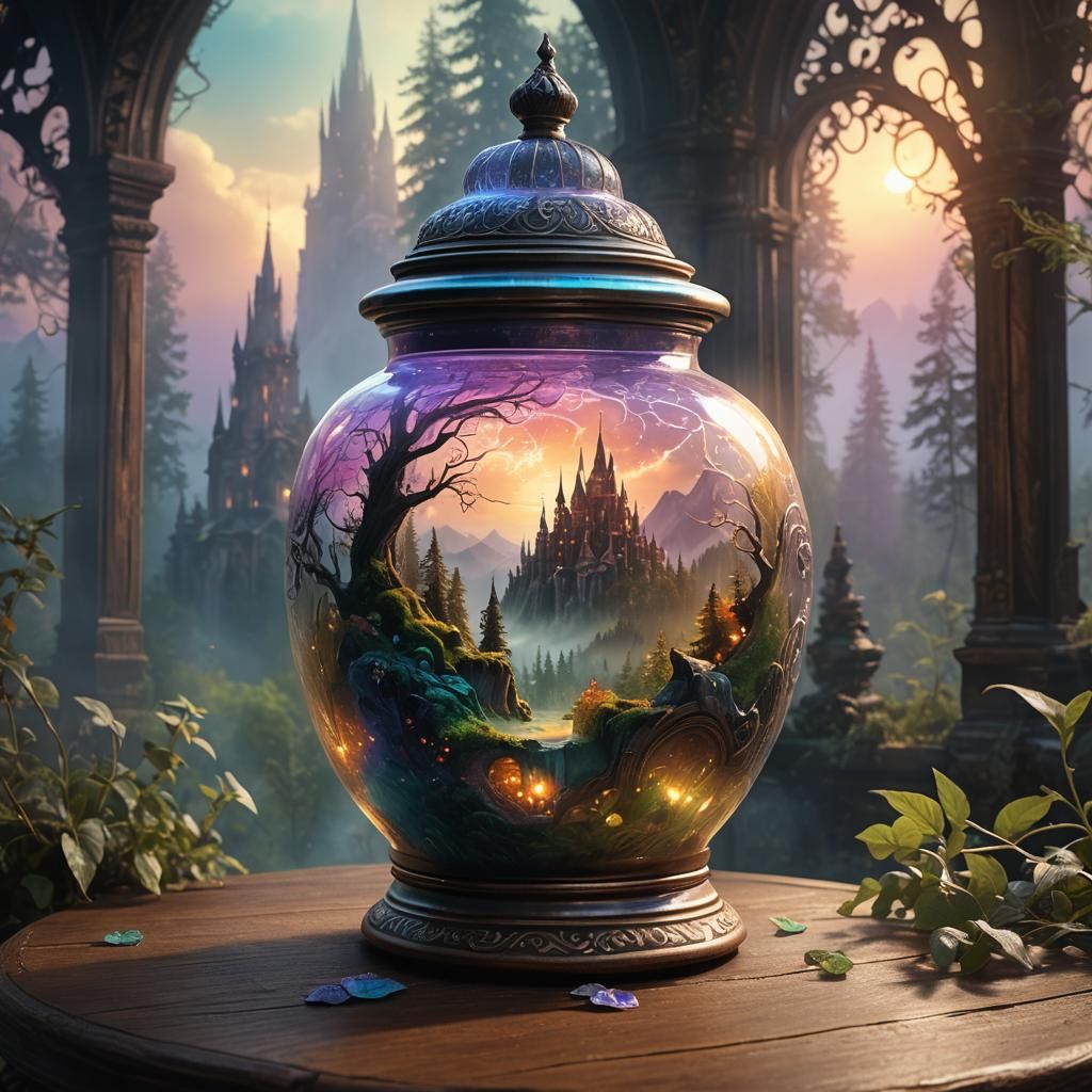 world in  a jar