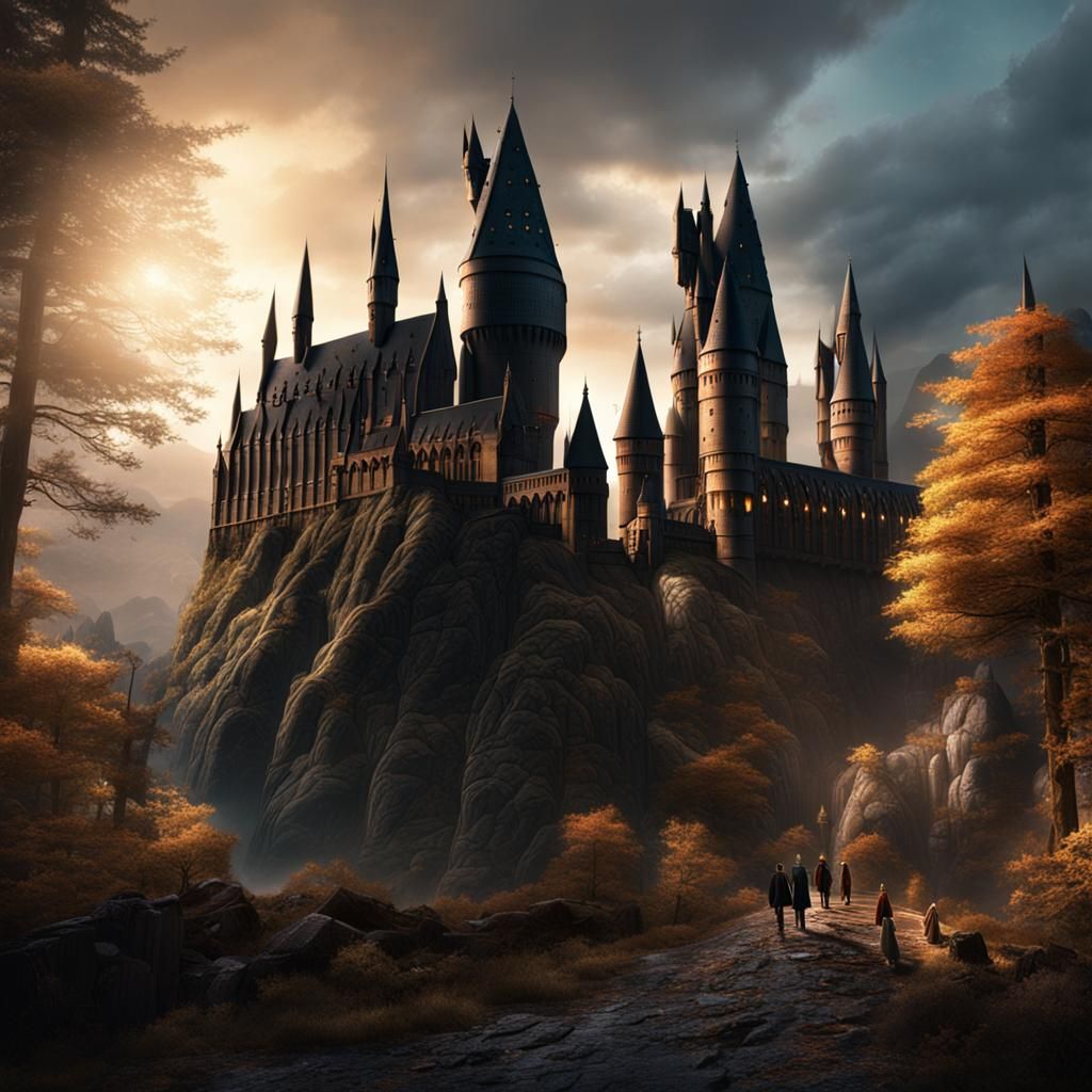 Harry Potter at Hogwarts: Fantasy Concept Art