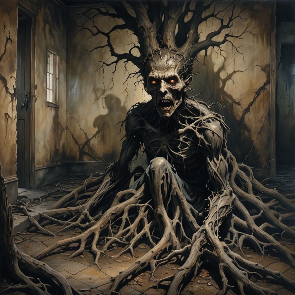 Surreal Dark Horror in Abandoned Asylum