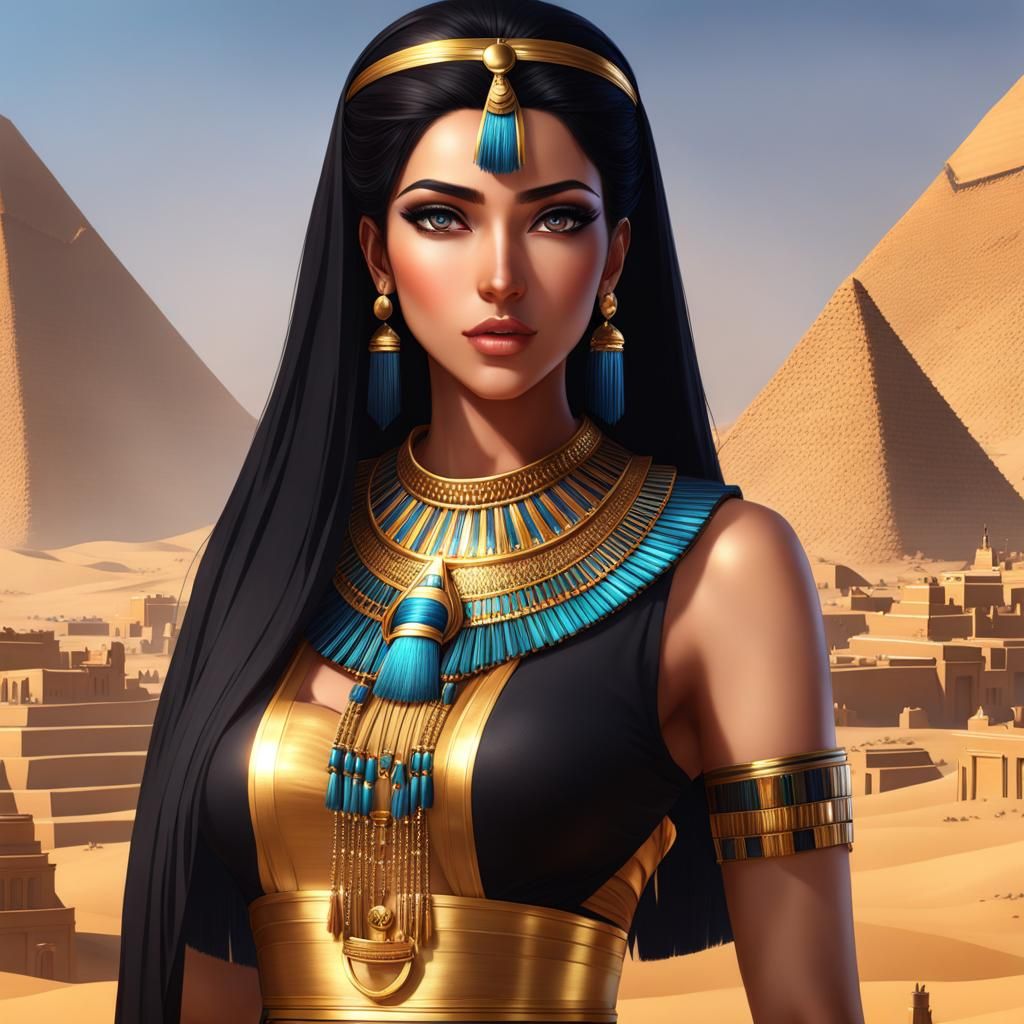 Egyptian anime girl...