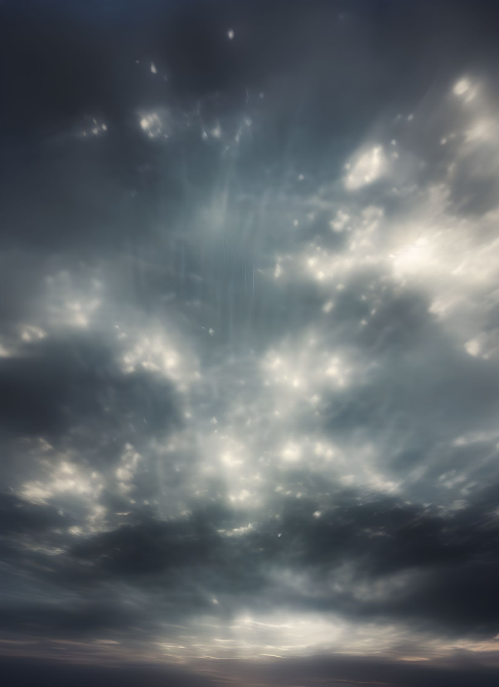 Dreamlike Sky with Eyes, Surreal Digital Art