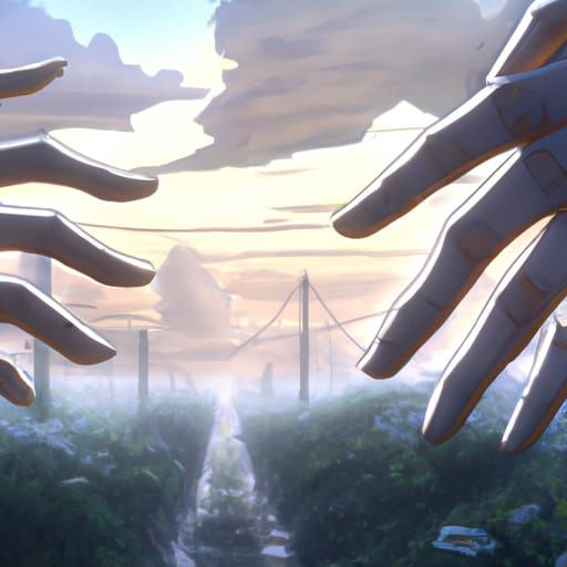 Anime Hands Inspired by Studio Ghibli and Shinkai