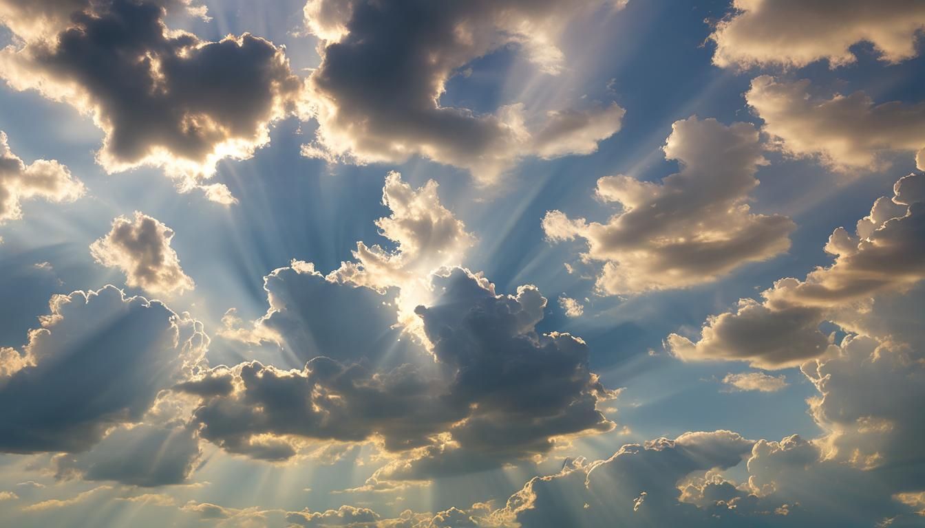 Ethereal Scene Bathed in Golden Hour Light