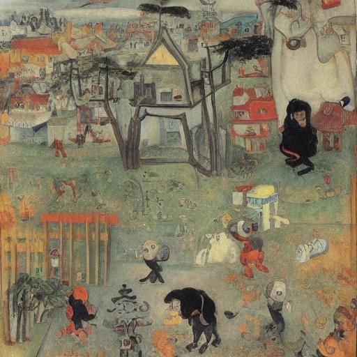 Eeyore's Robotic Shanghai: Old Masters Style