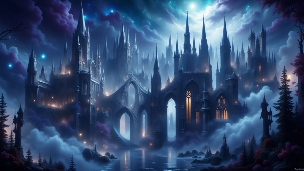 Epic Cinematic Chapel of Perils Digital Matte Painting