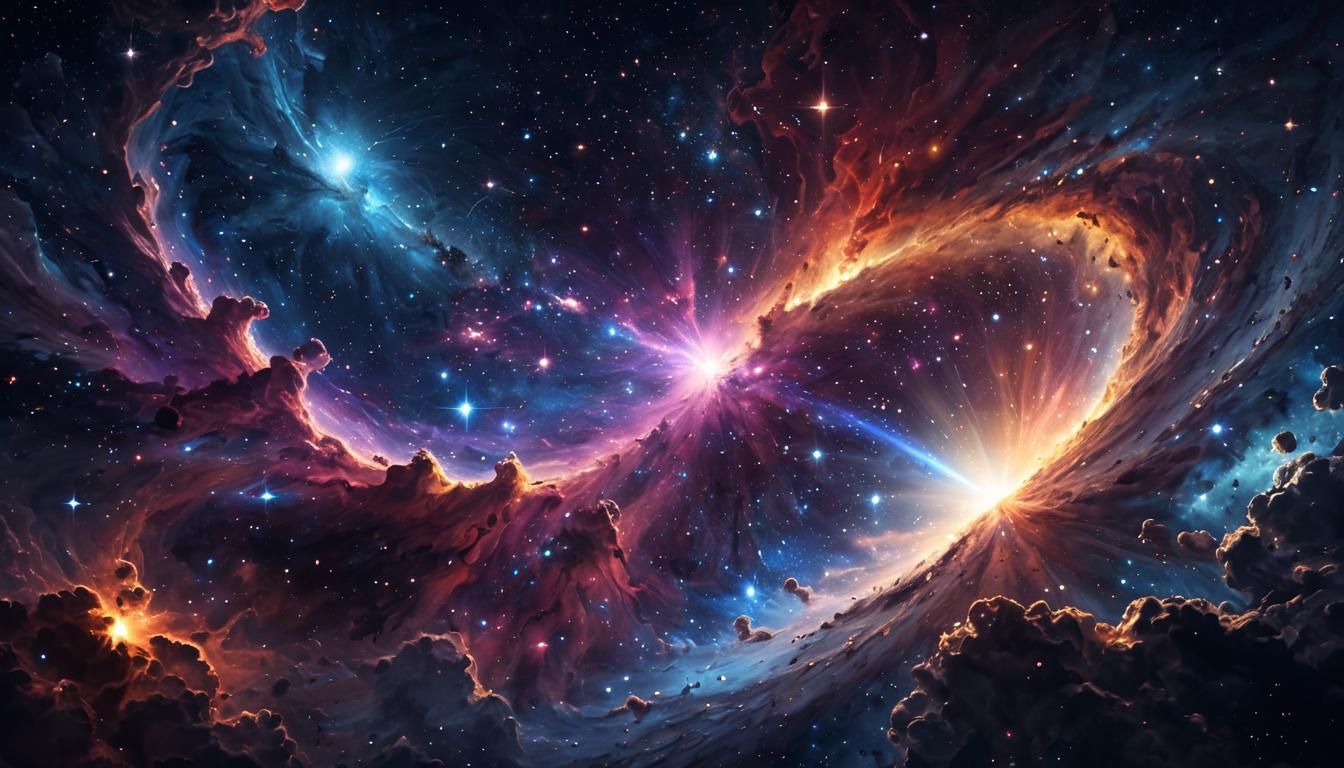 Epic Cosmic Event of Dramatic Beauty