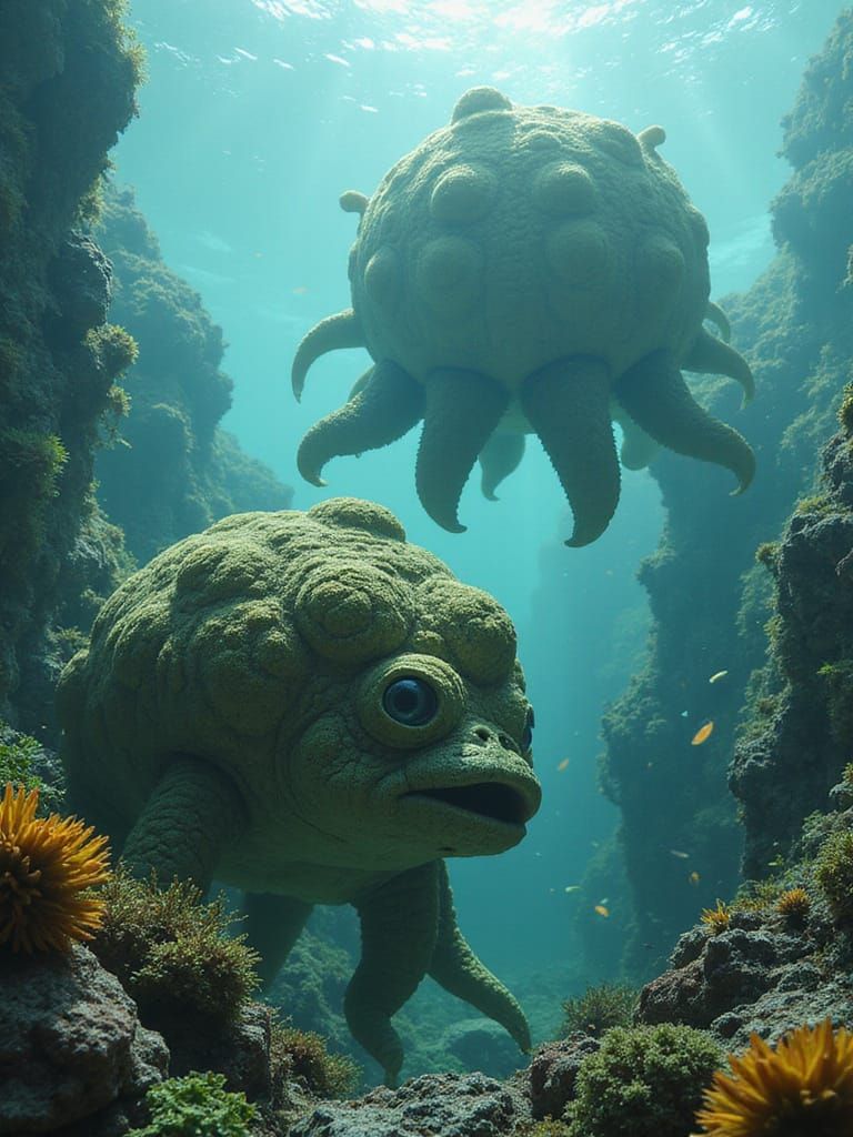 Battle for Control of the Undersea Arcology on Planet X