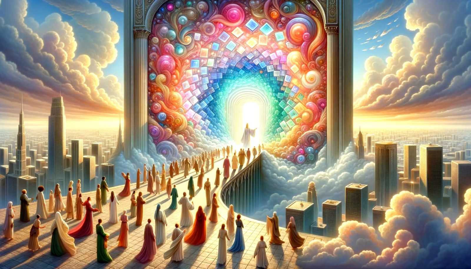 Ethereal City Portal Welcomes Diverse Souls to Heavenly Real...