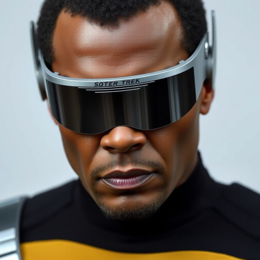 Star Trek Geordi La Forge in Sci-Fi Visor