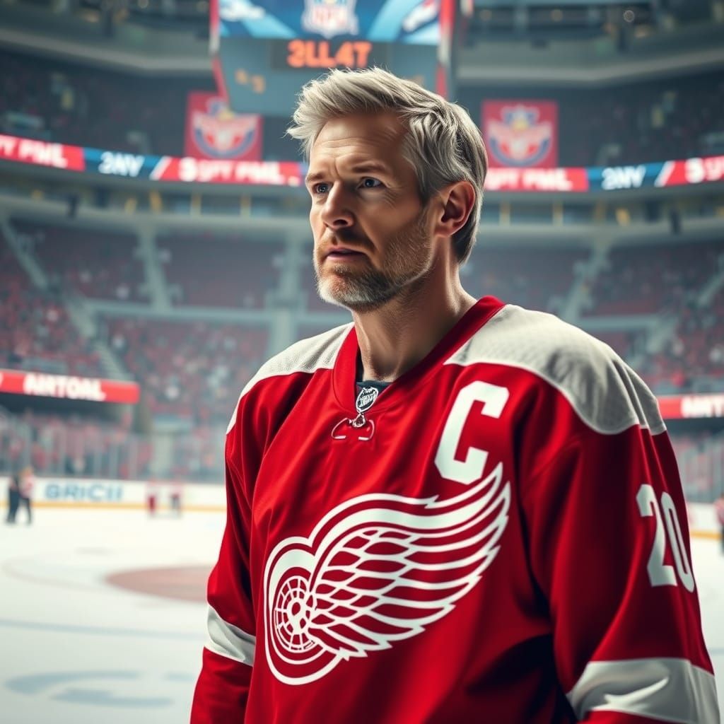 Gordie Howe: Detroit Red Wings Center Ice