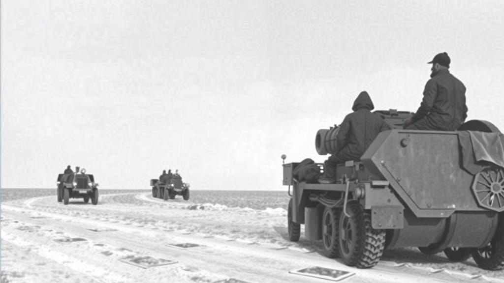 Epic 1942 Stalingrad Invasion in Vivid Unreal Engine 5 Style