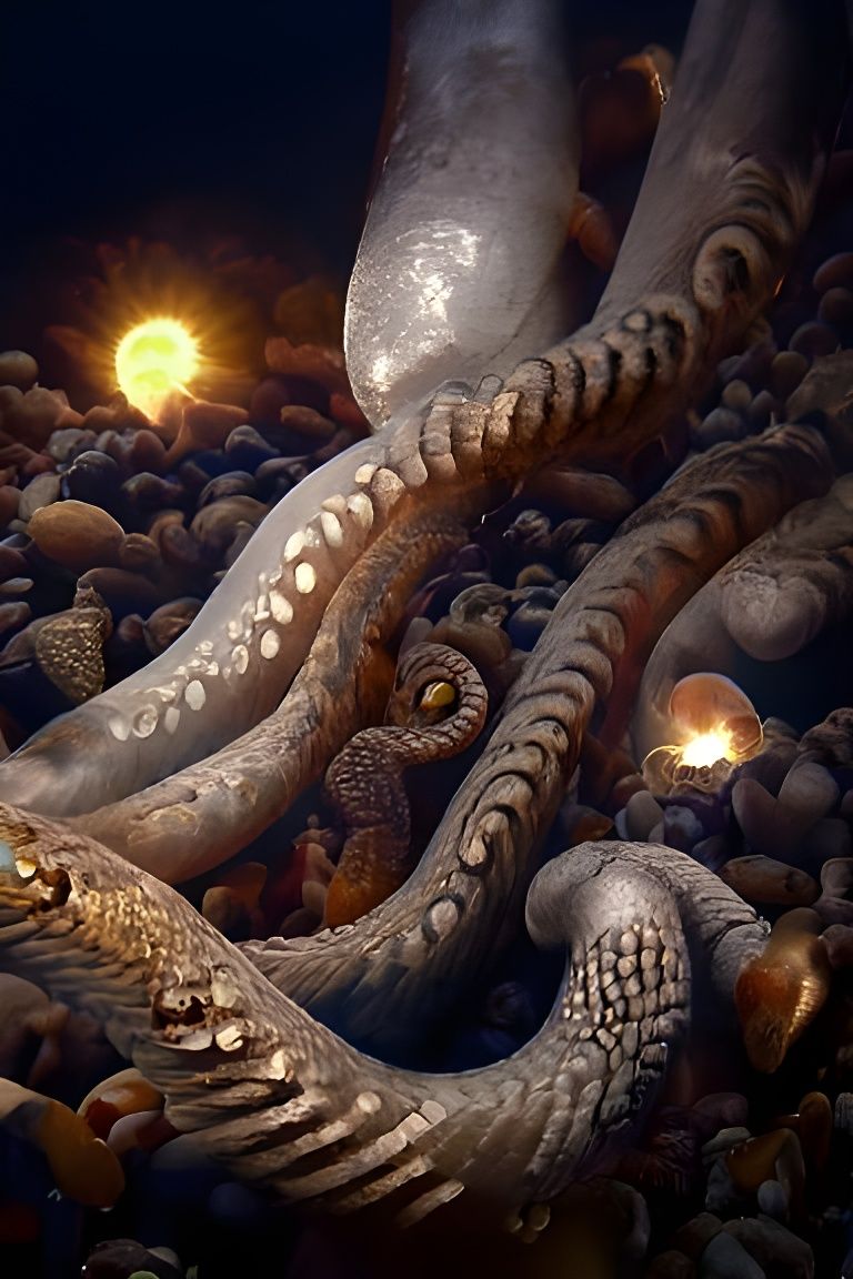 Tentacled Horror Attacks Tourists on Sunny Beach
