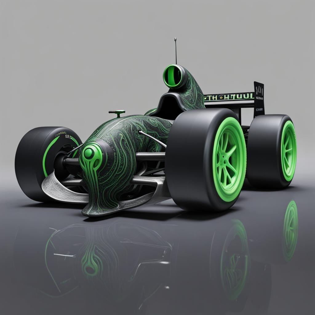 Cthulhu-Themed Formula 1 Car