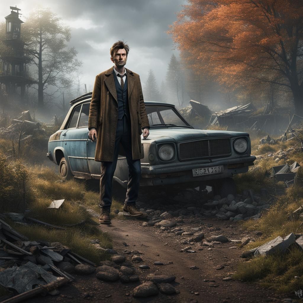 The Doctor as DayZ Survivor: Matte Painting