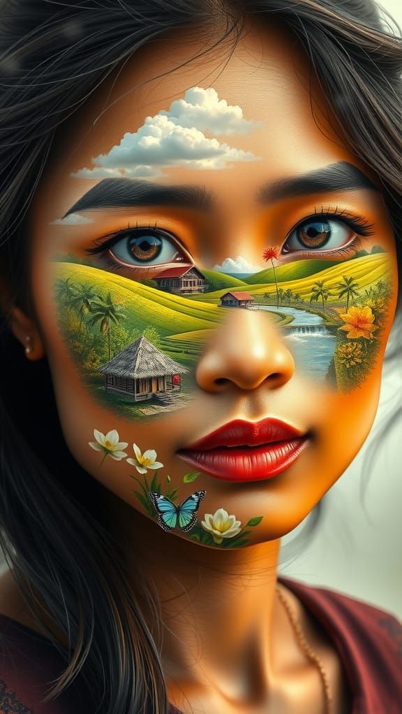 Indonesian Beauty in Harmony with Nature