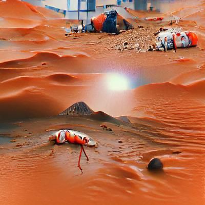 Martian Landscape: A Glimpse of Life on Mars