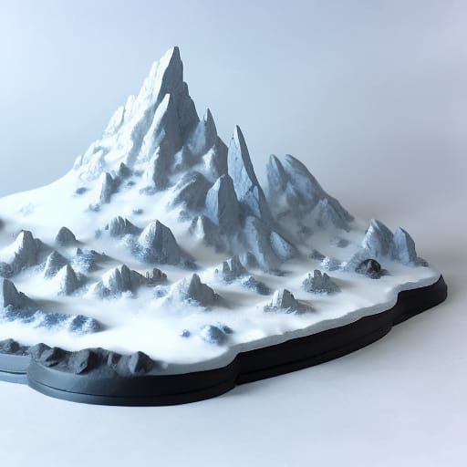 Epic Arctic Wargaming Diorama with Dragon and Orcs