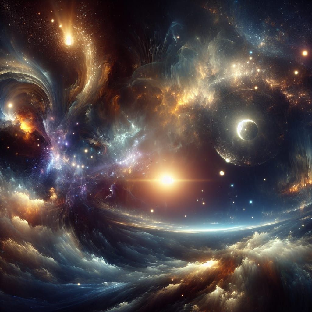 Interstellar Light Radiating Across the Cosmos