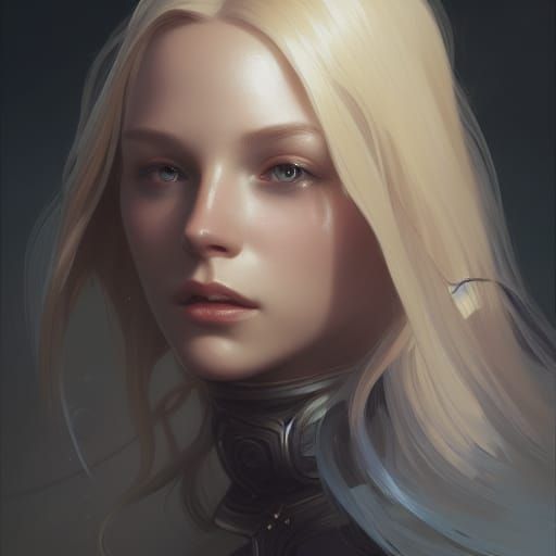 Fantasy Queen Portrait in Hyperdetailed Digital Art