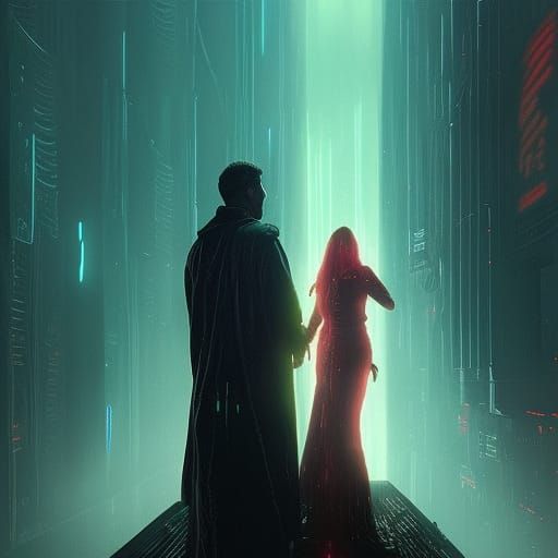 Cyberpunk Showdown: Priest vs Angel on Hellscape