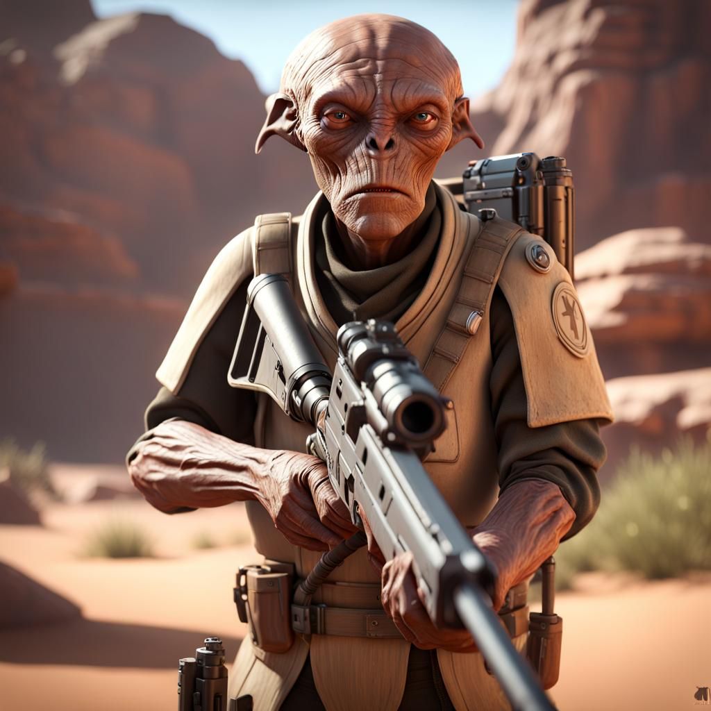 Sakiyan Zookeeper: Star Wars Alien in 3D