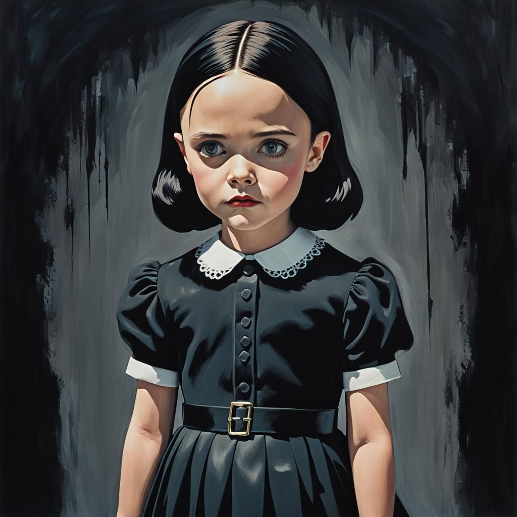 Wednesday addams christina ricci little girl psycho maniac b...