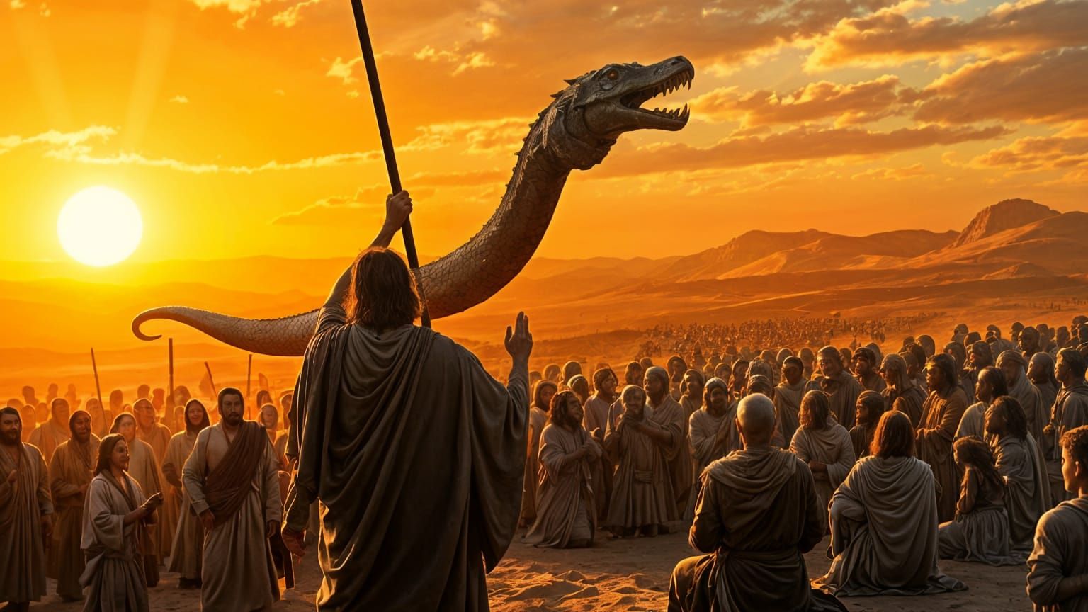 Moses and the Bronze Serpent: A Desert Miracle