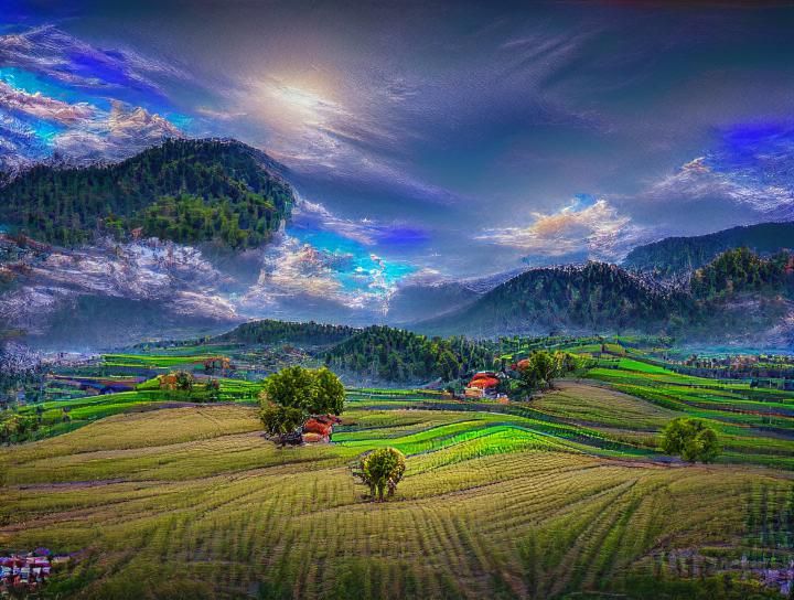 High Definition Landscape in 8K HDR